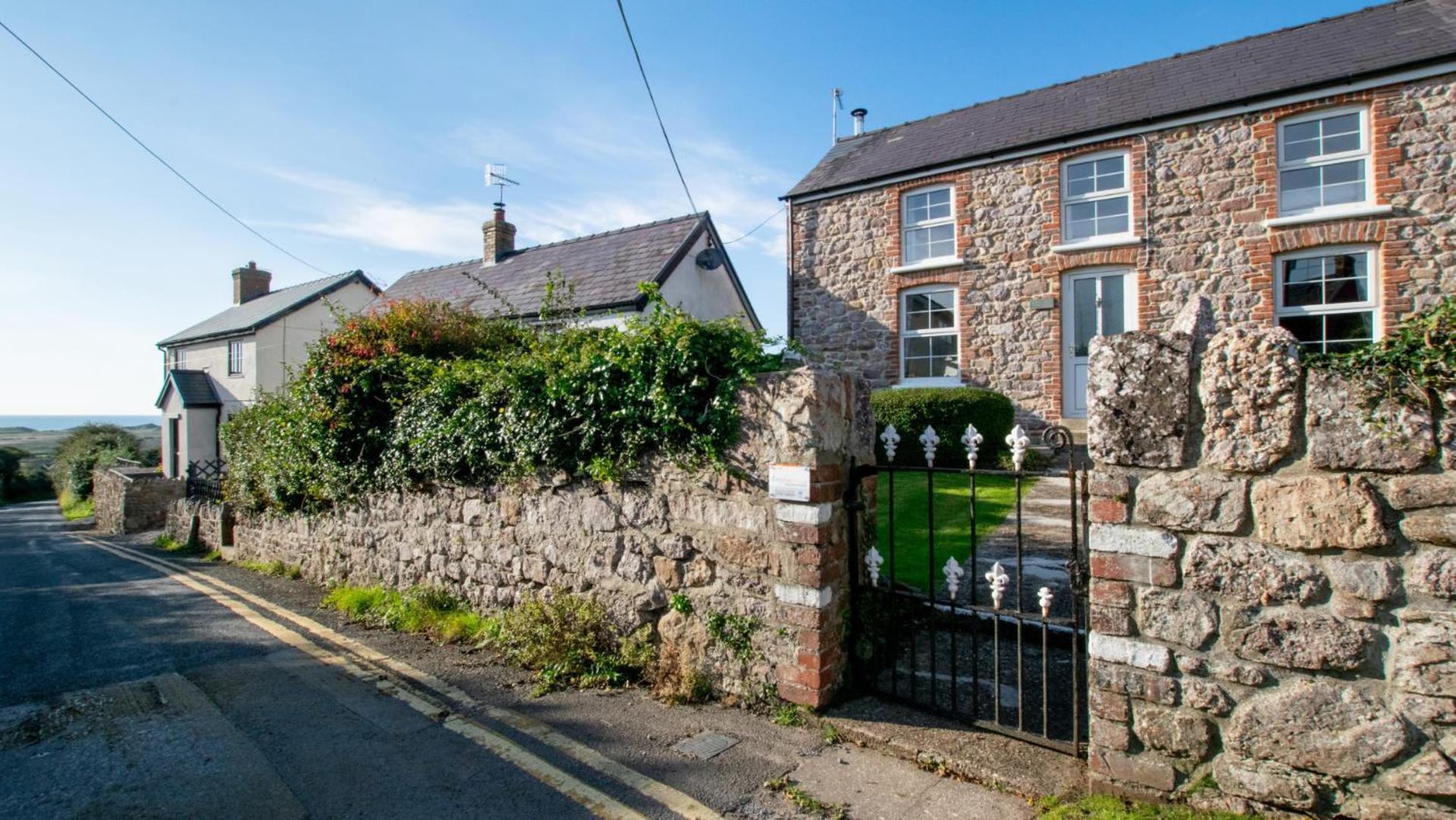 West End Cottage Llangennith Exterior foto